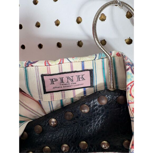 Thomas Pink button down paisley print shirt size 8 - Picture 4 of 4